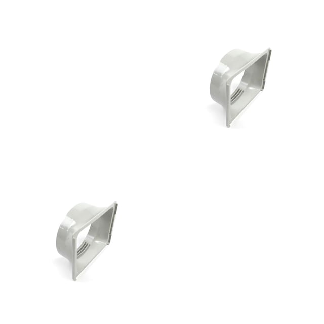 Bearachild Adaptador de aire acondicionado portátil Acoplador de manguera de escape de ventana de aire acondicionado Accesorio de reemplazo Cuadrado 150 mm 2piezas