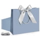 thumbnail image 1 of Bolsas de regalo Silkfly, 12 unidades, 30 x 25 x 10 cm, color azul oscuro, 1 of 7