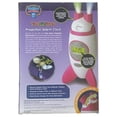 thumbnail image 4 of Time & Space Rocket Shaped Projection Alarm Clock, Pink White, 4 of 4