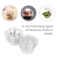 thumbnail image 5 of Cupcake Holders Individual,50 Pc Cupcake Containers Disposable Clear Plastic Single Muffin Dome Holders (white, 50 Pcs), 5 of 5