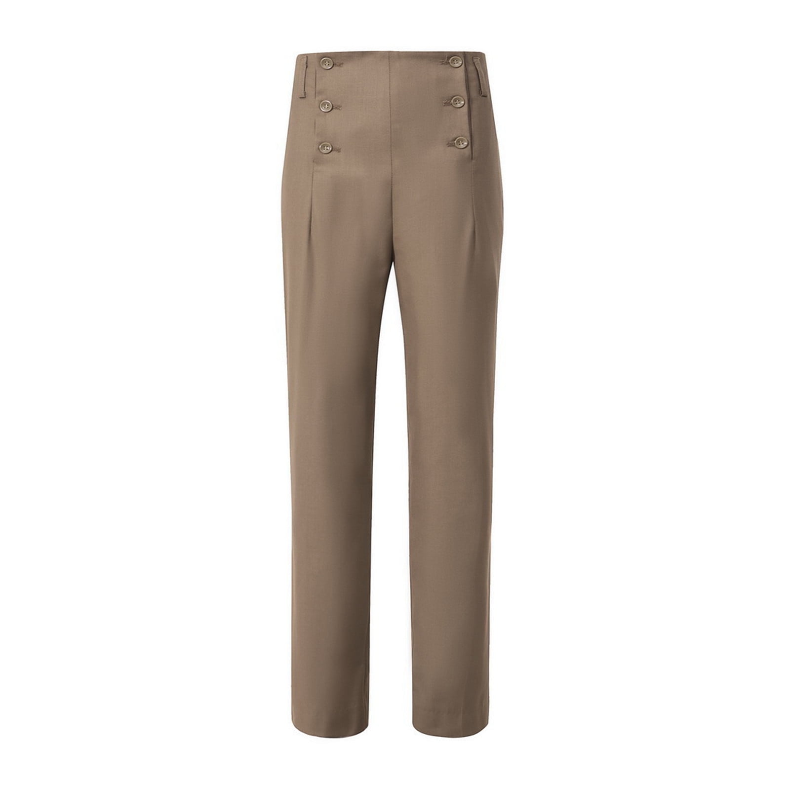 nsendm Mens Pants L Men s Business Casual Suit Pants Men s Pants Dress Pants Border High Waisted Solid Men s Workout Training Adult Male Pants Khaki