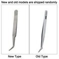 thumbnail image 5 of 2 Types Stainless Steel Tweezers Nail Art Tweezers Manicure Accessory Tools (bend), 5 of 5