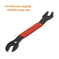 thumbnail image 4 of Uxcell Double Sided Bike Pedal Wrench 15/16/17mm Bicycle Pedal Removal Spanner for Biking Cycling Mountain Bike, 4 of 6