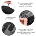 thumbnail image 4 of 3 Piezas Soporte para Extensiones Cabello Almacenamiento Pelucas Múltiples Soportes Bolsas con Colgador Negro, 4 of 5