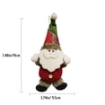 thumbnail image 4 of Linyer Christmas Tree Doll Pendant Household Small Size Interesting Indoor Scene Layout Festival Adornment Xmas Pendants Plush Toy Prop  Type 1, 4 of 6