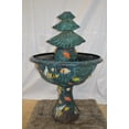 thumbnail image 5 of Nifao Three Tier Shell Bowl – Outdoor Bronze Fountain, Garden Water Feature, 43"L x 43"W x 63"H, 5 of 11