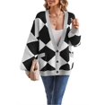 thumbnail image 2 of Women's cardigans, V-neck, casual cardigans, knitted coat, 2 of 4