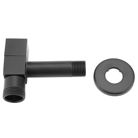 Brass Square Washing Machine Faucet Wall Mount Laundry Cold Water Tap Replacement Parts Black[6 points washing machine faucet]