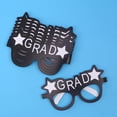 thumbnail image 4 of CIMAXIC graduation 8pcs Grad Graduation Glasses Paper Photo Booth Props 2019 Graduation Party Decorations (Black),5.91"X3.35"X5.12", 4 of 4