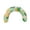 Beige, variant on Inflatable Pool Float Beige Lemon Pattern U-Shaped Floating Chair for Pool Beach Water Park