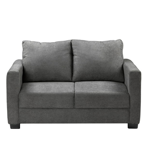 Love Seat DICASA Gales 2 Plazas Gris Oscuro para Salas