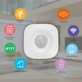 thumbnail image 2 of Pir Motion Detector Wifi, Wireless Passive Infrared Detector, Security Burglar Alarm Sensor, Tuya App Control, Compatible With Ifttt 、 Smart Home, 2 of 7