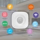 thumbnail image 2 of Detector de movimiento WiFi, detector infrarrojo pasivo inalámbrico, sensor de intrusión de seguridad, control de aplicación Tuya, compatible con IFTTT, hogar inteligente, 2 of 7