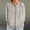 Grey, variant on Linen Tops for Women 3/4 Sleeve V Neck Cute Basics Tees Casual Fashion Summer T Shirts Business Work Tee Top Autumn Lapel Art Solid Color Round Neck Loose Pullover Top Shirt T Shirt Beige S