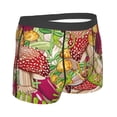 thumbnail image 3 of Fotbe Bright Mushrooms Men’s Total Support Pouch Boxer Briefs, X-Temp Cooling, Moisture-Wicking Underwear, Regular, Long-leg and Trunk-Medium, 3 of 9