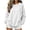 White, variant on AherBiu Crewneck Sweatshirt for Women Corduroy Oversized Baggy Pullover Vintage Drop Shoulder Long Sleeve Tops