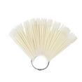 thumbnail image 1 of 50-piece Color Nail Practice Tools Scalloped Round Nail Show Palette (natural Colors), 1 of 5