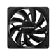 thumbnail image 2 of TEUCER Ventilador enfriador de 120 mm PWM 4 pines Cojinete hidráulico 12 V Carcasa CPU Radiador (Negro) Hugtrwg  Nuevos Originales, 2 of 8
