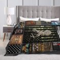 thumbnail image 6 of Black Nurse Medicine Heart Ultra-Soft Cozy Throw Blanket Home Decorative Blanket Nurse Gift for Women, 6 of 6