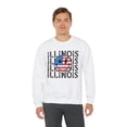 thumbnail image 5 of Illinois IL Moving Vacation Sweatshirt, Gifts, Crewneck, 5 of 7
