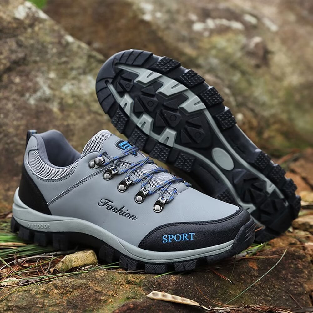 Mens Sneakers Leather Running Shoes Trainers Sneaker Casual Hiking Shoes