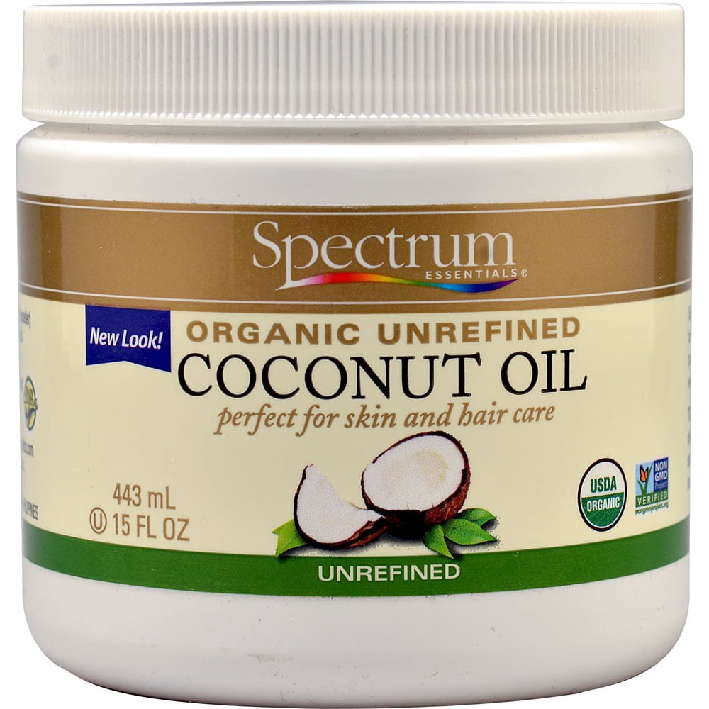 Spectrum Organic Coconut Oil, Unrefined, 15 Oz