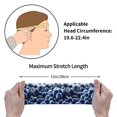 thumbnail image 5 of Easygdp Blueberry Sports Headband Non Slip Headband Unisex for Head Circumference 19.6 - 22.4 inch, 5 of 9