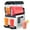 Black, variant on 2025 New 12 Tank Commercial Slushy Machine, Quick-Freeze Slushie Machine for Home, Margarita Cocktail Maker Machine for Frozen Drinks, Automatic Clean Frozen Drink Maker for Home Supermarkets