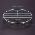 thumbnail image 3 of Upgrade Your Cooking Game with Our Household 304 Stainless Steel Steaming and Grill Rack - Perfect Size, Heat-Resistant, and Easy to Use!, 3 of 4