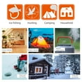 thumbnail image 3 of Four à Gaz Multifonctionnel Portable 1700W Réglable pour Camping en Plein Air Tente Pique-Nique orange, 3 of 6