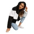 thumbnail image 4 of Chamarra Puma Mujer Sherpa Blanco Negro Peluche Casual blanco XS, 4 of 8