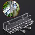 thumbnail image 1 of Water Acrylic Aquarium Fish  Water Plant Scissor Scraper Spatula Maintenance Holder Storage Rack, 1 of 8