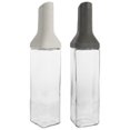 thumbnail image 2 of 2pcs Glass Vinegar Bottles Kitchen Oil Pot Clear Oil Dispenser Soy Sauce Bottle, 2 of 4