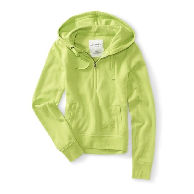 Sudadera con capucha ligera Aeropostale para mujer verde XS