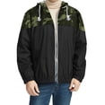 thumbnail image 2 of Mens Windbreaker Jackets Clearance Sale,Men's Color Block Thin Fall Outdoor Windbreaker Slim Long Sleeved Hooded Sun Protection Clothes Outdoor Active Jacket Coat, 2 of 8