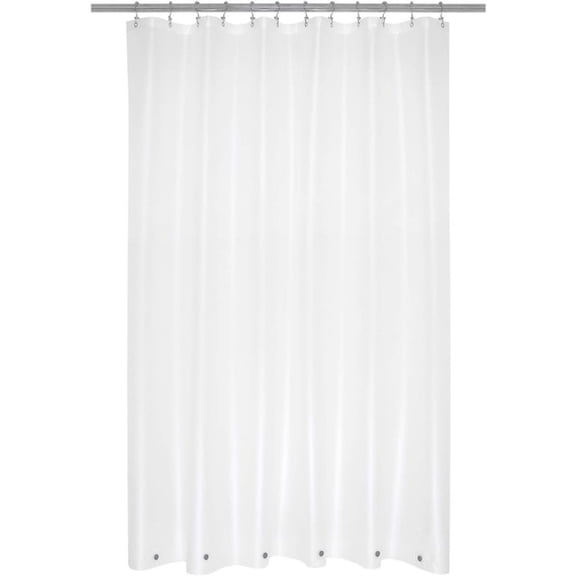 Clear Shower Curtain Liner, Premium Flexible Sturdy Plastic Shower Curtain for Bathroom Lightweight, Waterproof, Clear (Size: 72*70 In))