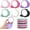 color, variant on 18 Pcs Mini Folding Mirror Round Compact, 2.4 in Small Portable Travel Makeup Mirror Compact Mirror Bulk Round Makeup Mirror for Purse, Women Girls Travel Daily Use