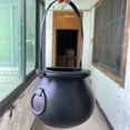 thumbnail image 3 of Deyuer Halloween Witch Cauldron,Large Black Plastic Witch Kettle Halloween Pot,Candy Holder Spooky Party Decorations,Black, 3 of 10