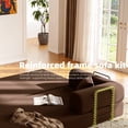 thumbnail image 4 of 79in Convertible Sofa Bed Corduroy Boneless Couch Bed Foldable Sofa Bed Pull Out Bed Futon Sleeper Sofa No Assembly, 4 of 9