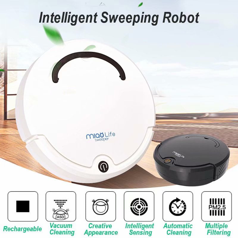 Smart Sweeping Robot Vacuum Cleaner Auto Suction Sweeper Cordless Home Floor 