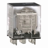 Socket, General Purpose Relay, Square, 15 A, 11 Pins, Faston Connector ...