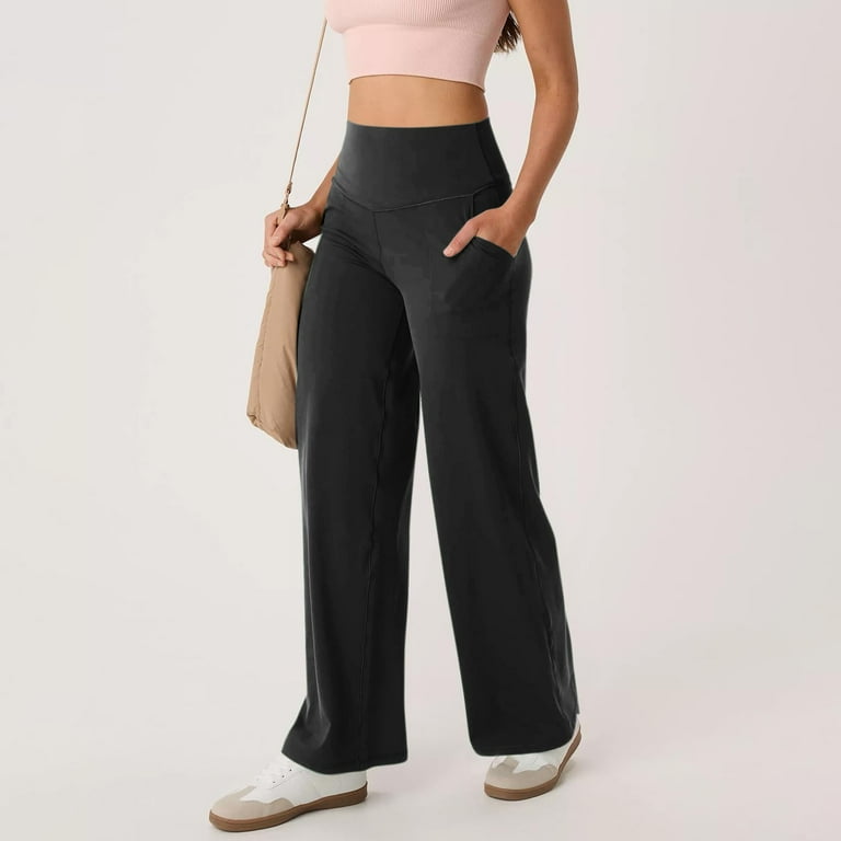Alitao Dress Pants Women Petite Pants Women Wide Leg Yoga Pants With Pockets Stretch Straight Leg Dress Pant Tummy Flare Leggings Athletic Pant Work Alitao Dress Pants Women Petite Pants Women Wide Leg Yoga Pants With Pockets Stretch Straight Leg Dress Pant Tummy Flare Leggings Athletic Pant Work