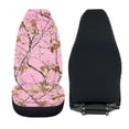 thumbnail image 5 of Jeiento Pink Camo Hunting Car Seat Covers for Front Seats Only, Universal Seat Covers for Auto Truck Van SUV, Car Accessories for Women Men, 5 of 7