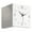 White Lightless model plus, variant on Gieenan Stylish Corner Wall Clock Plugging In Clock for Farmhouses Kitchen or Bedroom