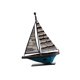 thumbnail image 4 of Decoración de barco de vela decorativa creativa de buena suerte regalo coleccionable de metal de vela 115 x 4 x 16 cm, 4 of 9