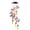 Multicolor, variant on Solar Wind Chime Lights Butterfly Bell Outdoor Garden Decor Solar Powered Hanging Lights 31in