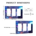 thumbnail image 3 of Cyber City Punk Switch Cover Decorative Wall Plate 3-Gang Standard Size, 3 of 5