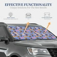 thumbnail image 4 of Balery Fastfoods Parasol para parabrisas de coche de 2 piezas | Parasol plegable para parabrisas delantero de coche para la mayoría de sedanes-Large, 4 of 6