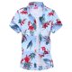 thumbnail image 5 of Camisa hawaiana informal con estampado floral para hombre, camisas de verano para hombre, camisa holgada de manga corta, camisetas para hombre, camisas de vacaciones de lujo, 5 of 5