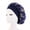Navy Blue, variant on Giaone Print Satin Night Cap Wide Brim Hair for Head Turban Chemotherapy
